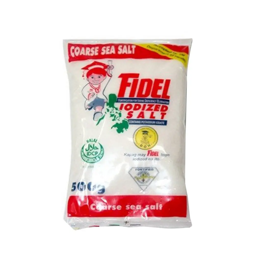 [FPGMC] FIDEL IODIZED SALT (COARSE) 500gx24's