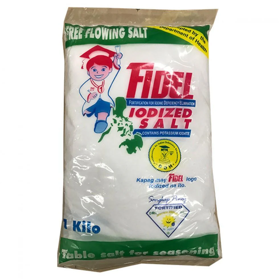 FIDEL IODIZED SALT (FREE FLOWING) 1kgx12's