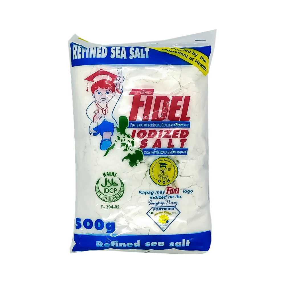 FIDEL IODIZED SALT (REFINED) 500gx24's